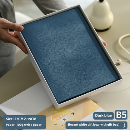 Notebook in Pelle Morbida Motivo Litchi