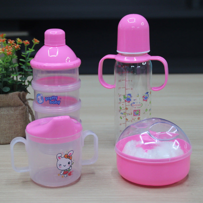 Welcome Home - Set Biberon e Accessori (Kit Regalo 4 Pezzi)