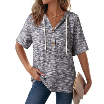 Hoodie Honeycomb V-Neck (S-2XL)
