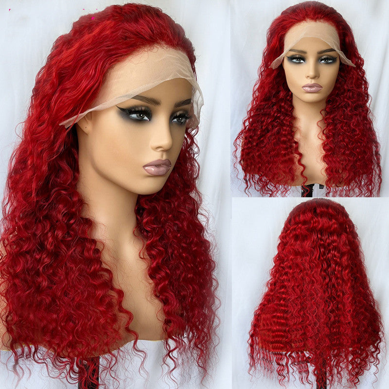 Parrucca Capelli Mossi Rossi