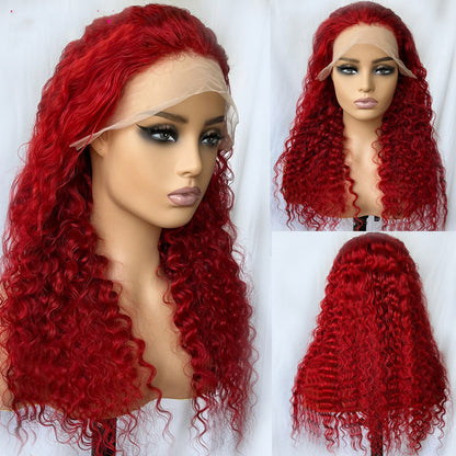 Parrucca Capelli Mossi Rossi