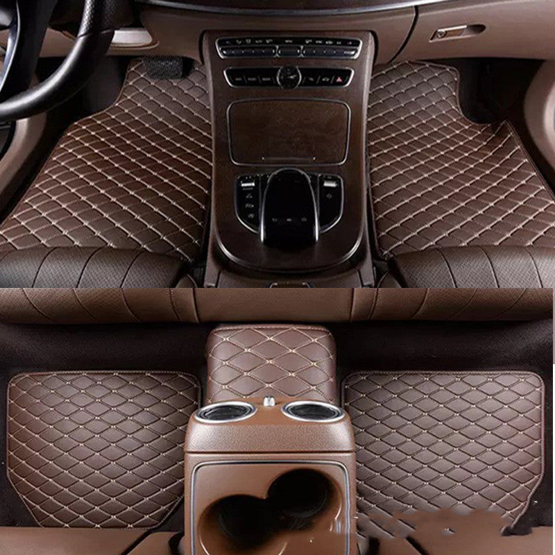 Luxury-Step - Set Tappetini Premium in Pelle Trapuntata