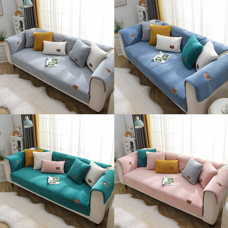 Winter Lamb-Wool Cover – Copridivano Spesso in Lana d'Agnello Antiscivolo