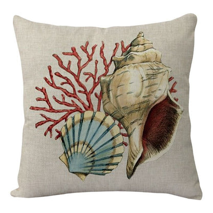 Ocean Turtle Print – Federa Decorativa con Stampa Tartaruga Marina