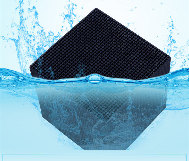 Cubo Bio-Carbone Attivo - Purificazione Acqua Ultra-Rapida