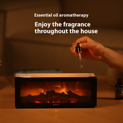 3D Zen Fireplace - Ultrasonic Humidifier with Realistic Flame Effect