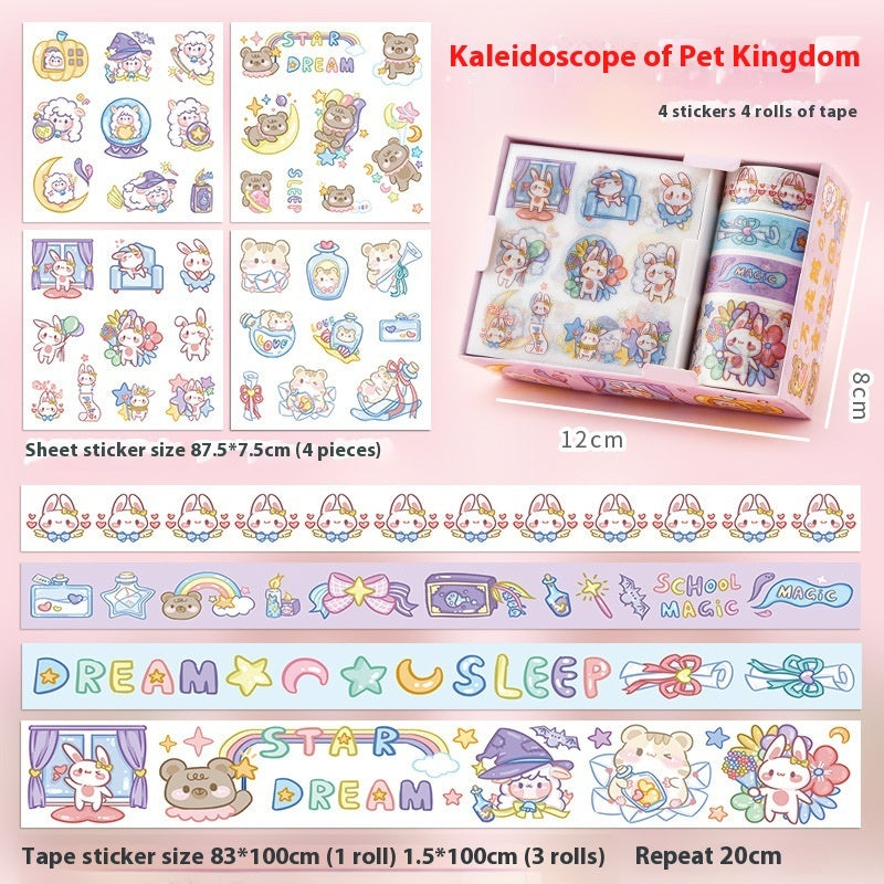 Gift-Sticker Set Kawaii Cartoon