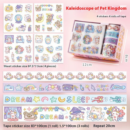 Gift-Sticker Set Kawaii Cartoon