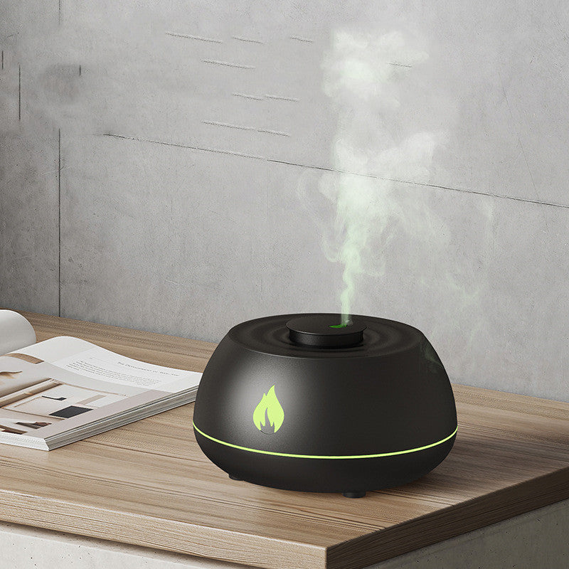 Flame Mood - Mini Umidificatore Aroma a 7 Colori
