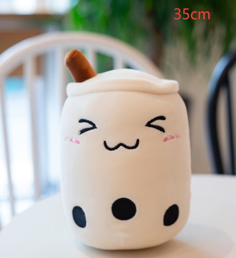 Boba Tea Plush – Cuscino Peluche a forma di Tazza Bubble Tea