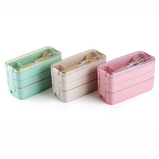 Lunch Box Eco 3-Layer in Fibra di Grano