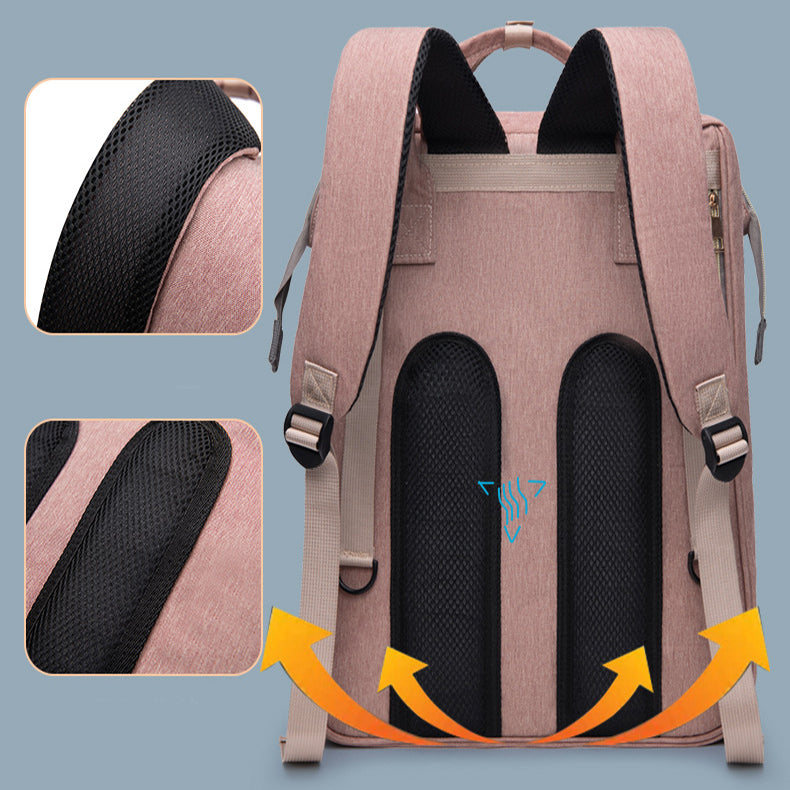 Dream Voyager - Zaino Fasciatoio 2-in-1 con Culla Integrata e Porta USB