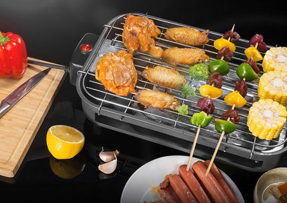 Korean BBQ Master – Forno Elettrico Quadrato senza Fumo con Controllo della Temperatura
