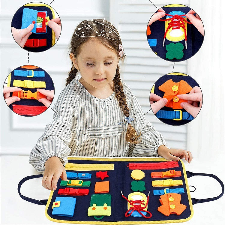 Sensory Skill Book – Libro Interattivo Sensoriale per Apprendimento Prescolare
