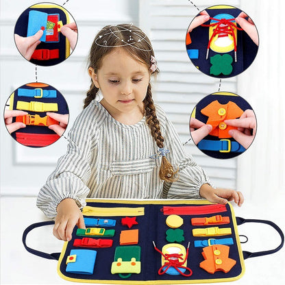 Sensory Skill Book – Libro Interattivo Sensoriale per Apprendimento Prescolare