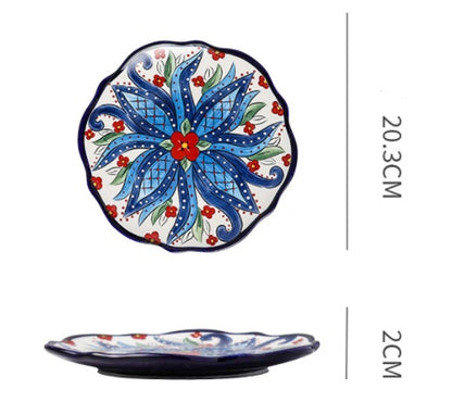 Piatti in Ceramica Sottosmalto - Boho Style