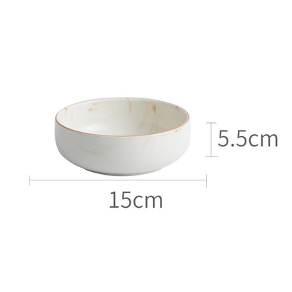 Marble Glaze Collection – Ciotole e Piatti Marmorizzati