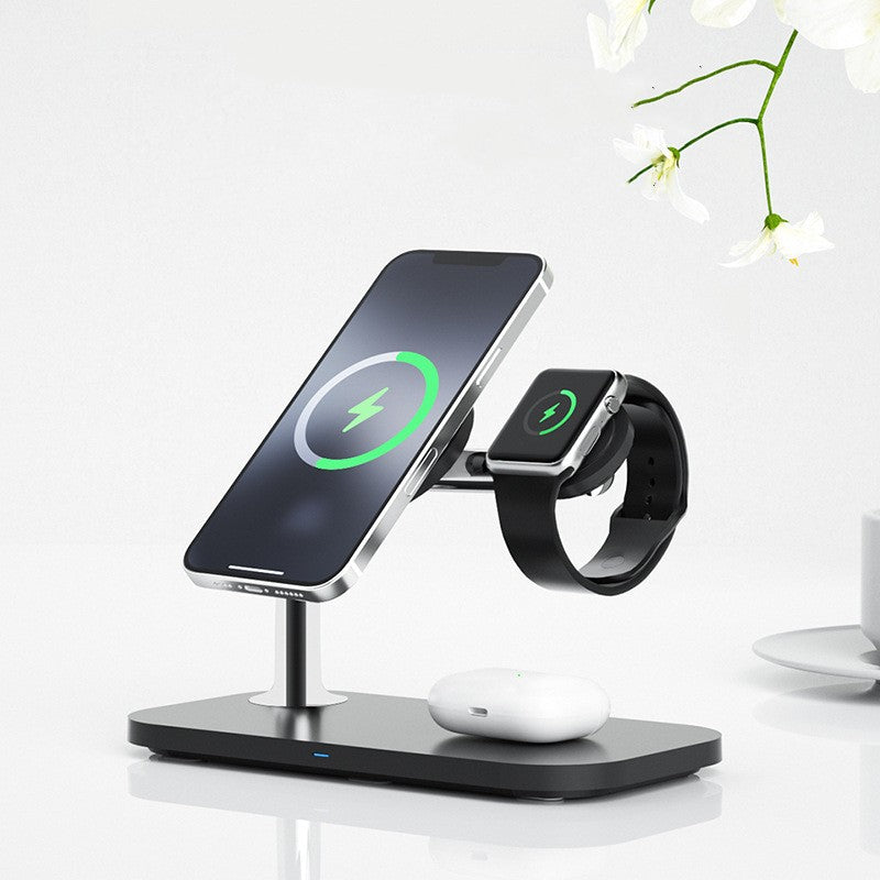 Mag-Link 3-in-1: Caricatore Wireless Magnetico
