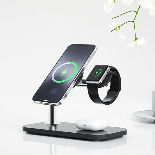 Mag-Link 3-in-1: Caricatore Wireless Magnetico