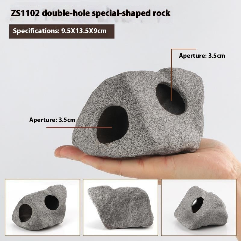 CichlidStone - Set Rifugi in Ceramica Naturale