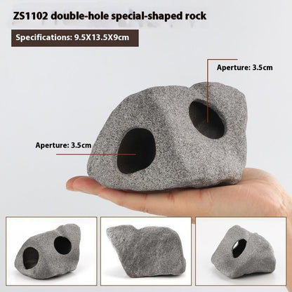 CichlidStone - Set Rifugi in Ceramica Naturale