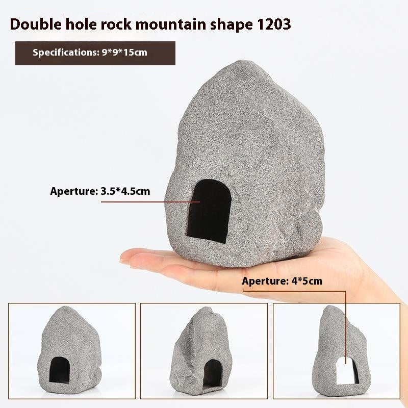 CichlidStone - Set Rifugi in Ceramica Naturale