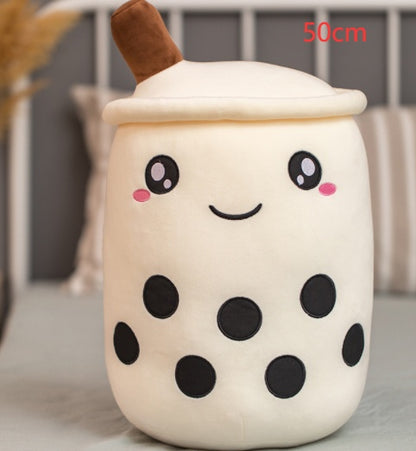 Boba Tea Plush – Cuscino Peluche a forma di Tazza Bubble Tea